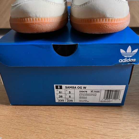 Adidas Samba Cream/black/white size 6.5 (SOLD) - Picture 4 of 5